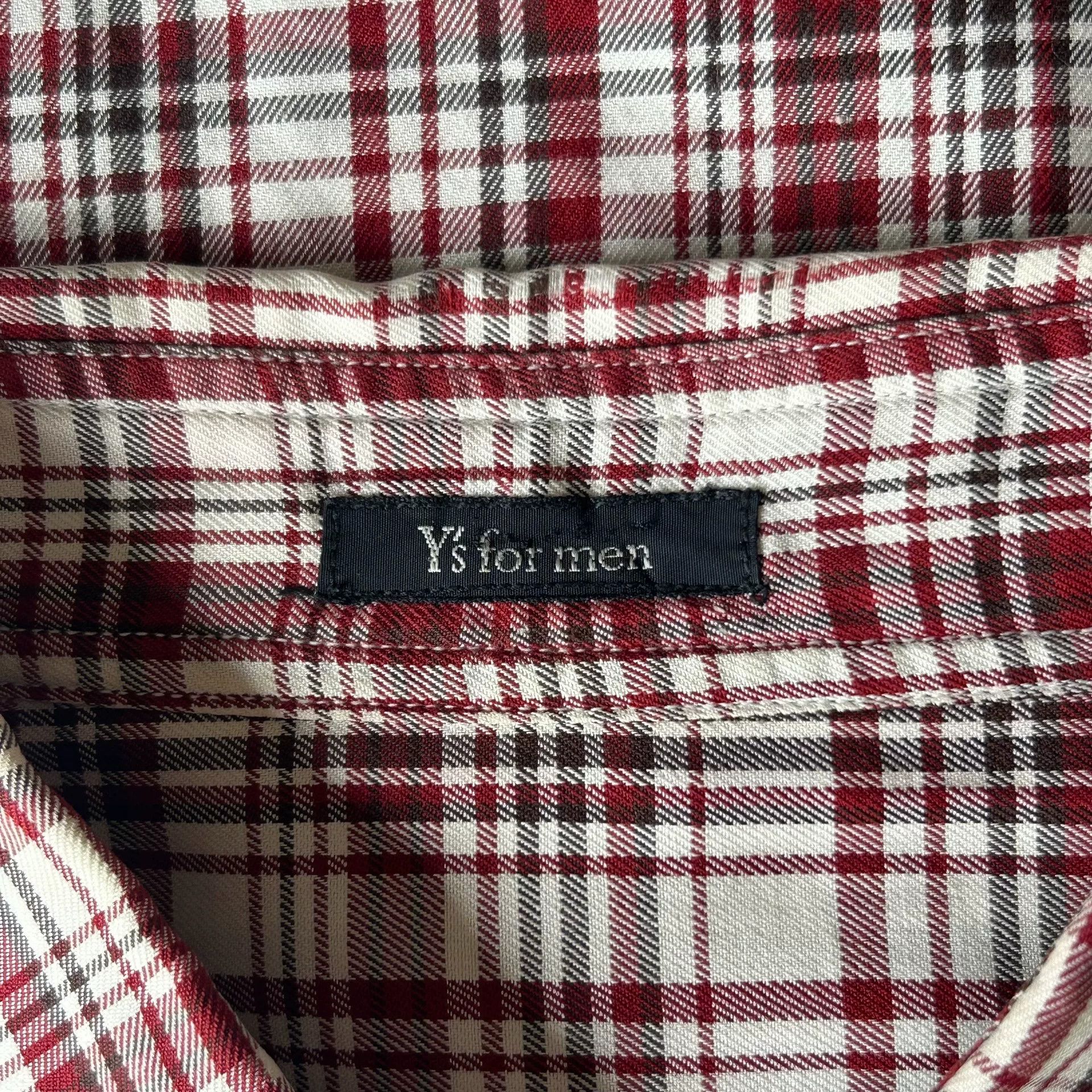 Y's for Men 90s Yohji Yamamoto Vintage Checkered Shirt Size US M / EU 48-50 / 2 - 5 Thumbnail