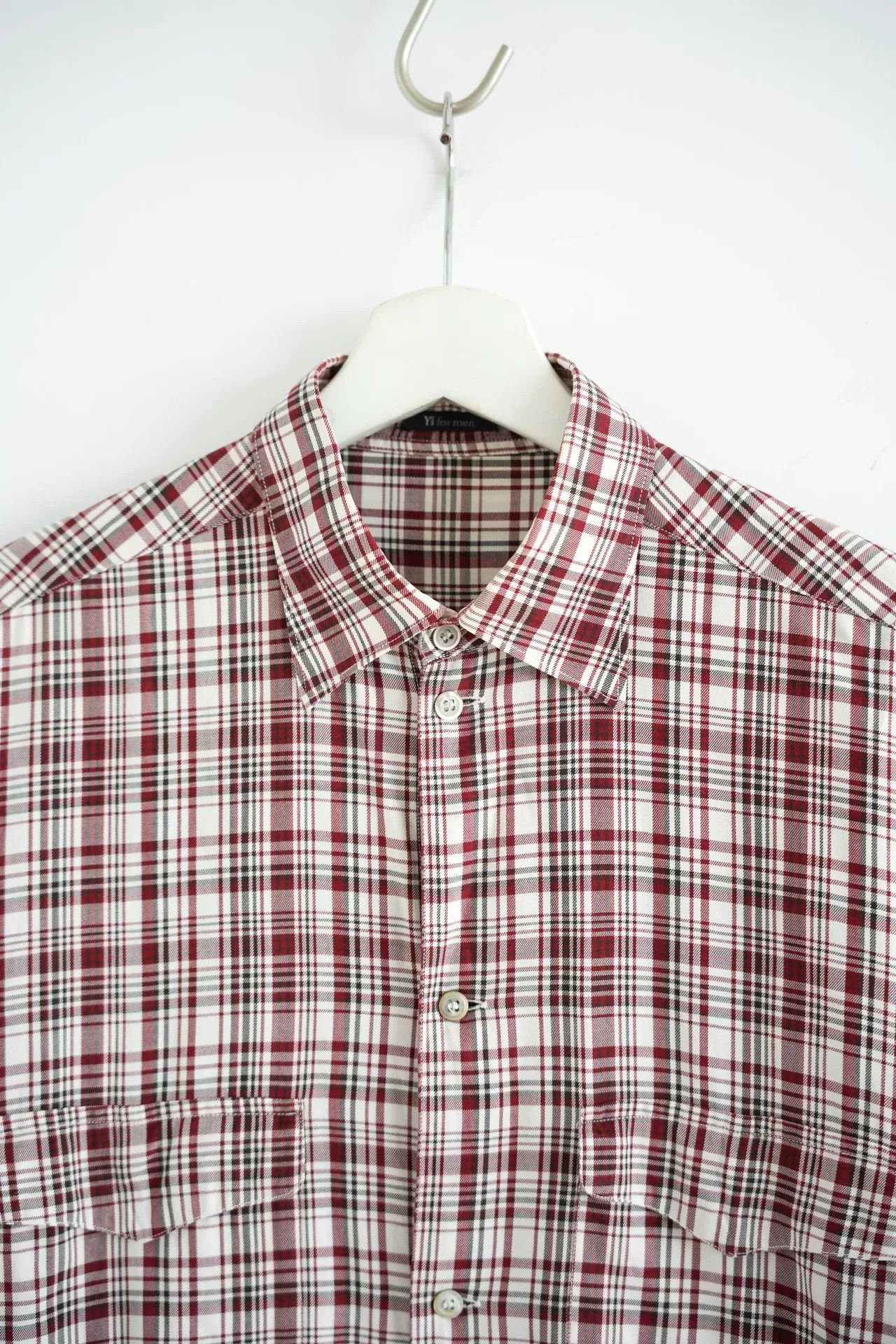 Y's for Men 90s Yohji Yamamoto Vintage Checkered Shirt Size US M / EU 48-50 / 2 - 3 Thumbnail