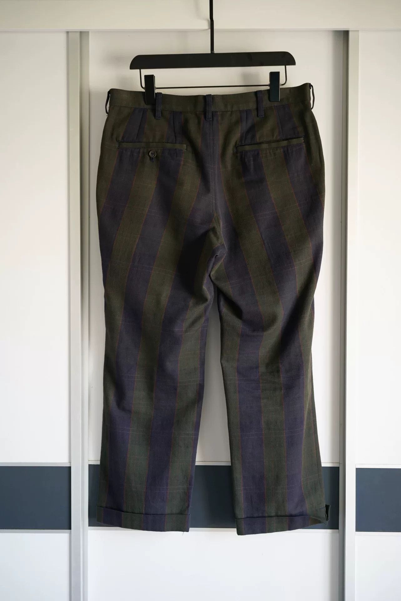 Yohji Yamamoto Yohji Yamamoto Wool Plaid Trousers Size US 34 / EU 50 - 2 Thumbnail