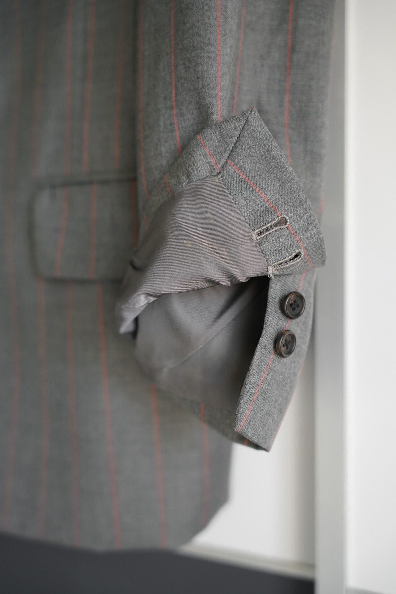 Yohji Yamamoto yohji yamamoto gray-orange striped suit set Size US S / EU 44-46 / 1 - 5 Thumbnail