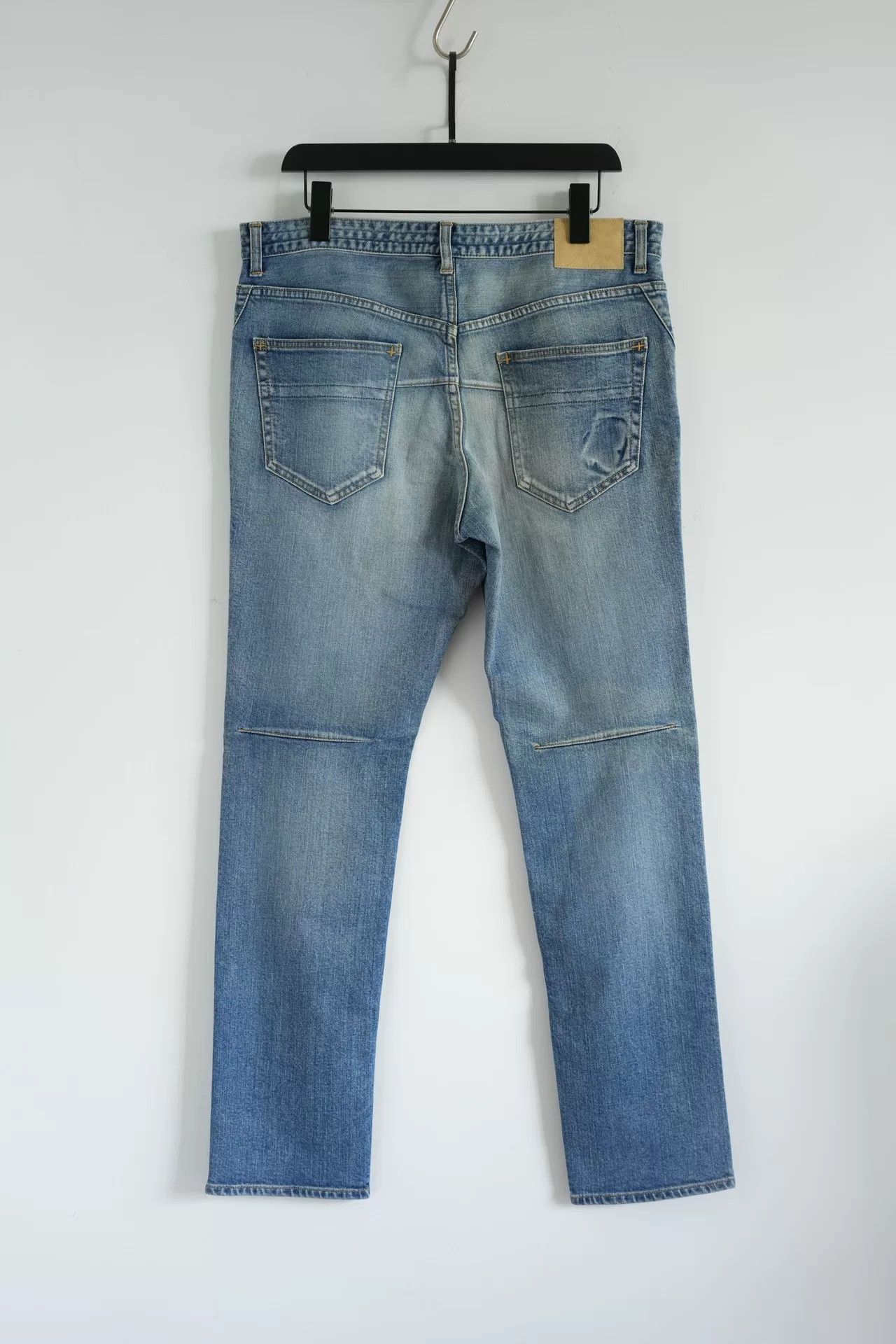 Number (N)ine washed denim pants with musical print Size US 30 / EU 46 - 2 Thumbnail
