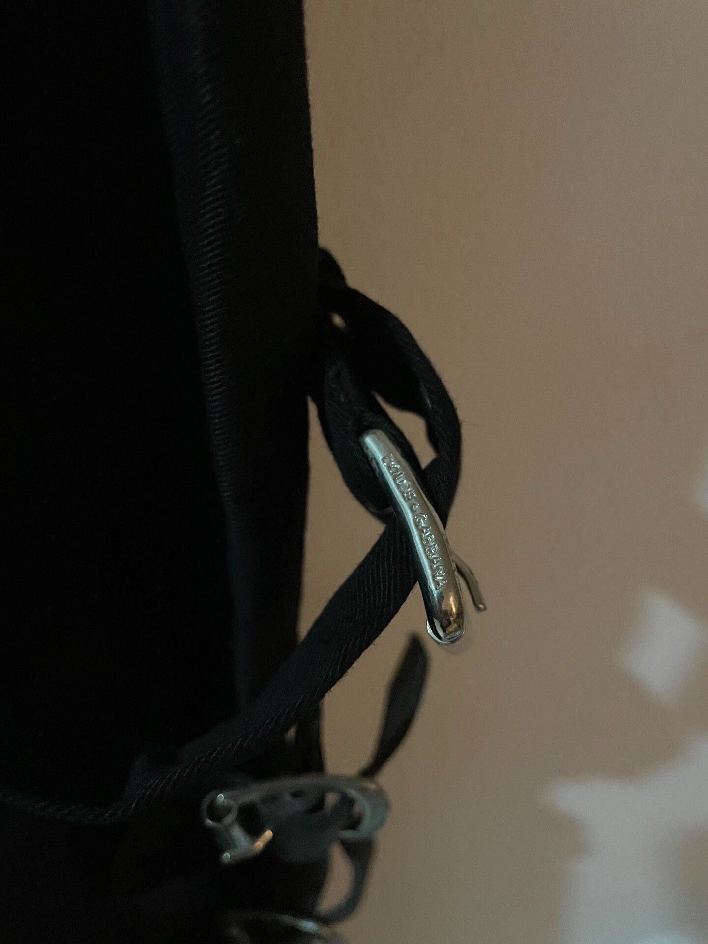 Dolce & Gabbana black bondage low-rise pants by Dolce&Gabbana Size US 32 / EU 48 - 3 Thumbnail