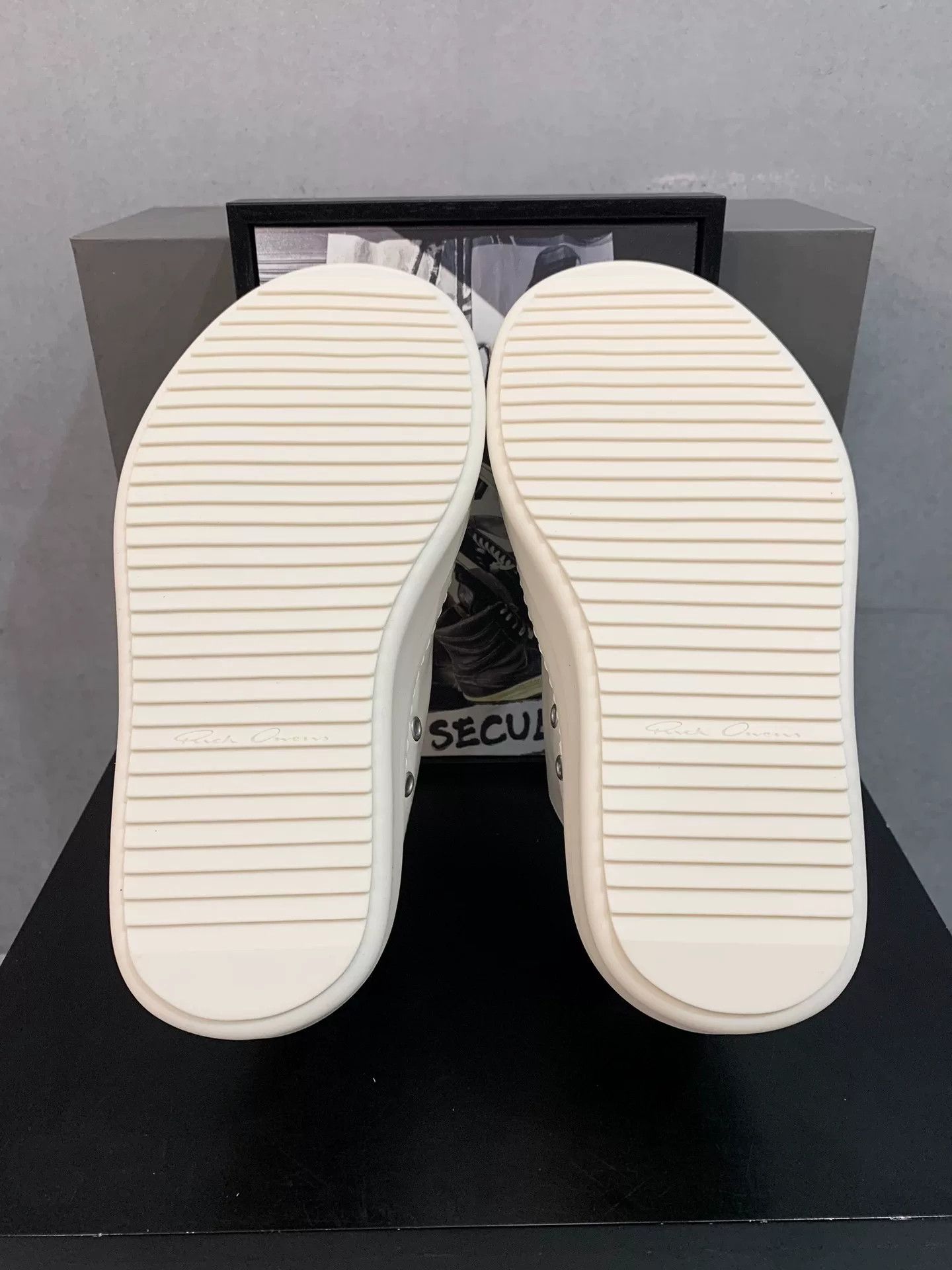 Rick Owens rick owens white platform casual sneakers Size US 7 / IT 37 - 8 Thumbnail