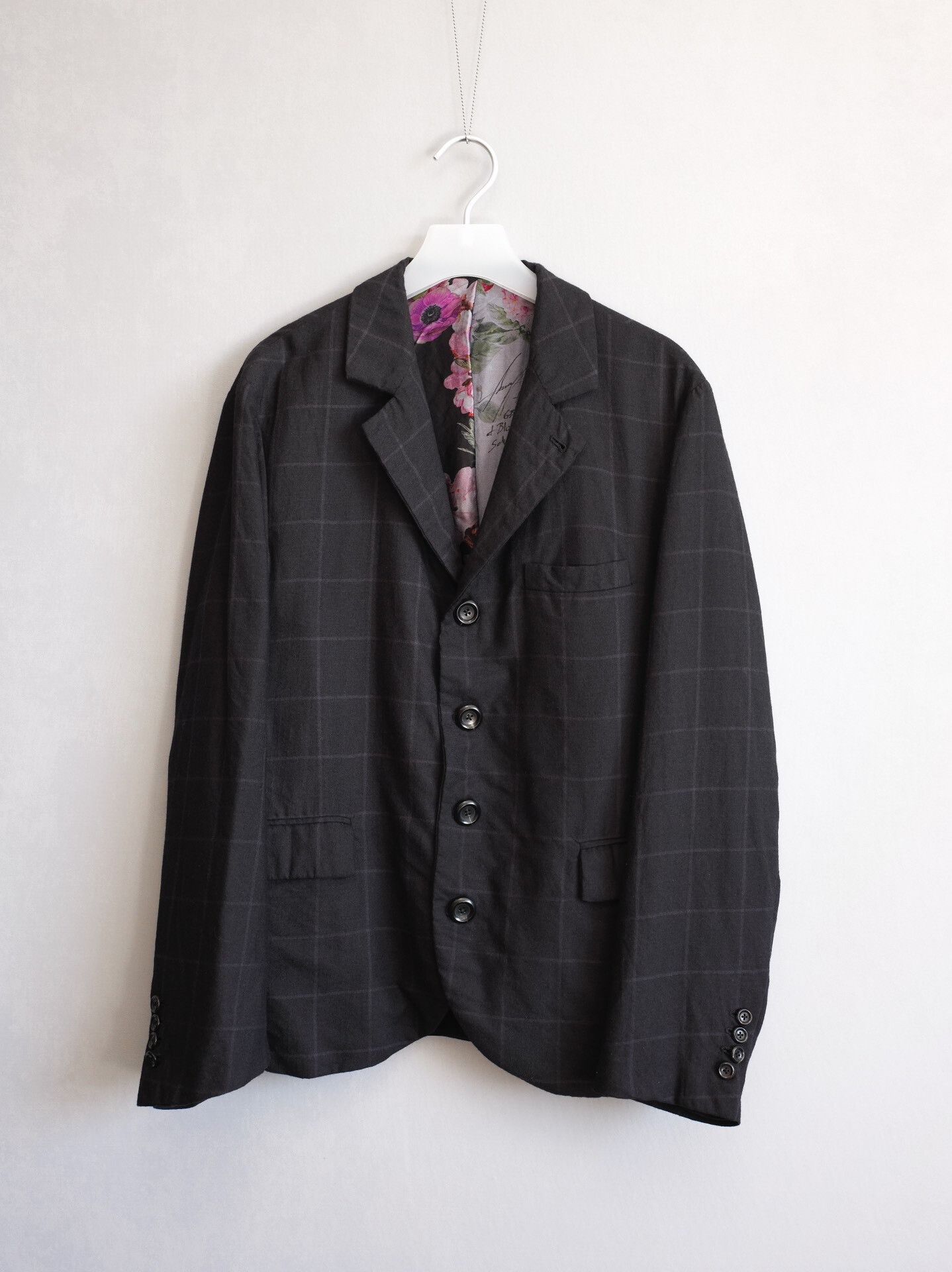 Geoffrey B. Small lightweight cashmere patterned coat Size US M / EU 48-50 / 2 - 2 Thumbnail
