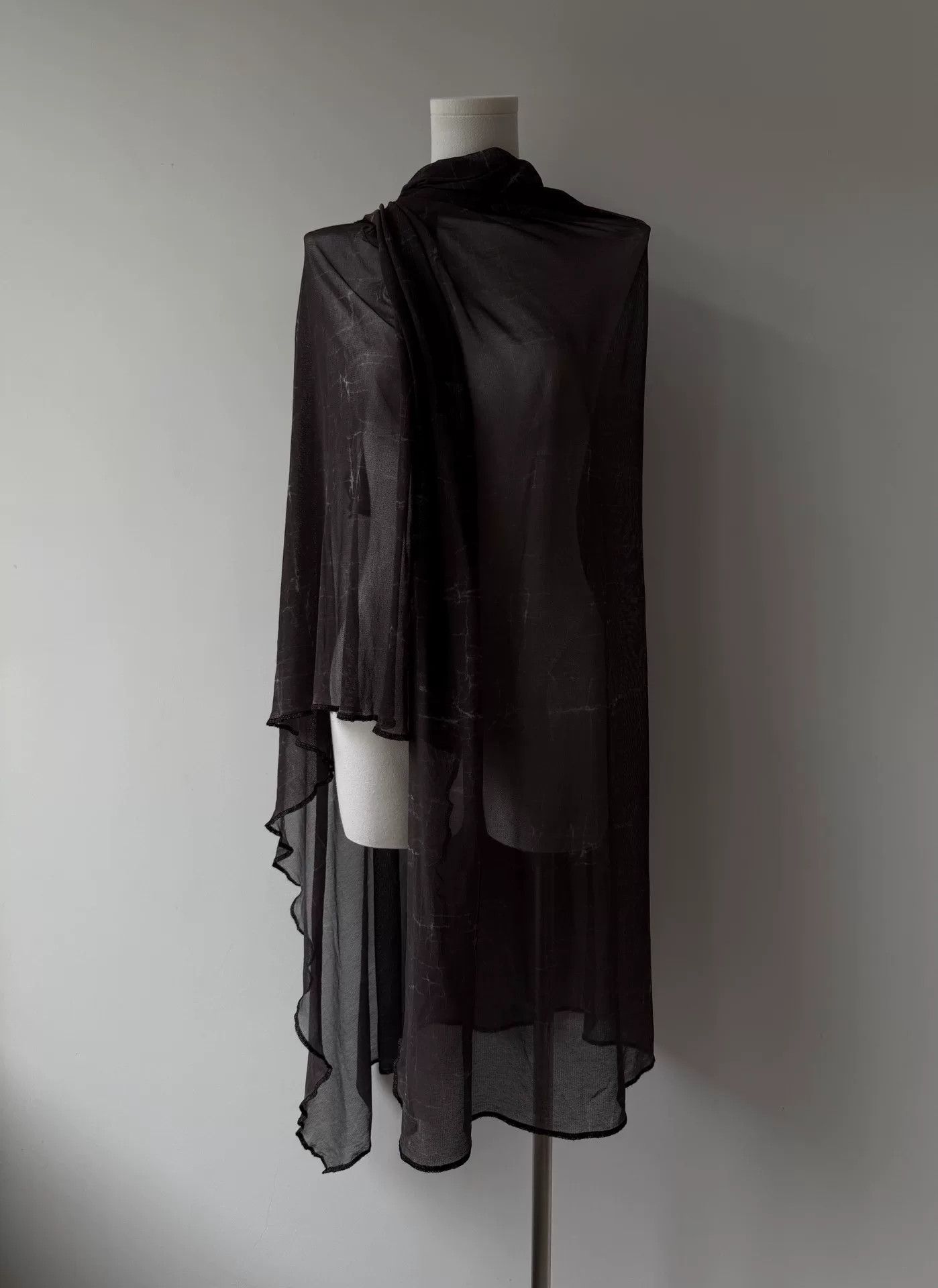 Jean Paul Gaultier Jean Paul Gaultier Sheer Glitter Scarf Wrap Size ONE SIZE - 7 Thumbnail