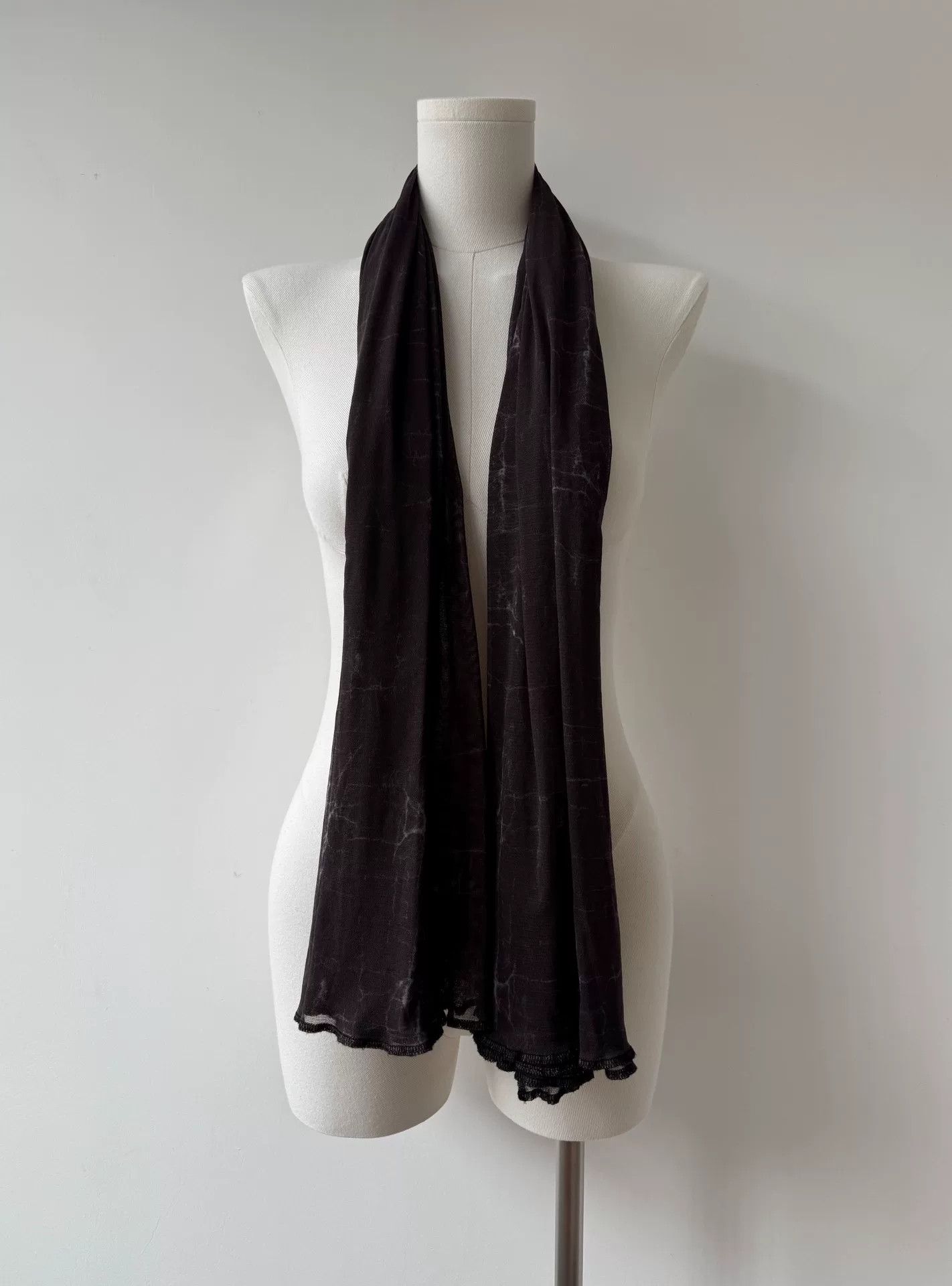 Jean Paul Gaultier Jean Paul Gaultier Sheer Glitter Scarf Wrap Size ONE SIZE - 2 Thumbnail
