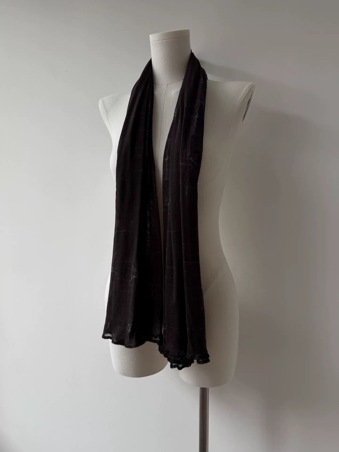 Jean Paul Gaultier Jean Paul Gaultier Sheer Glitter Scarf Wrap Size ONE SIZE - 3 Thumbnail