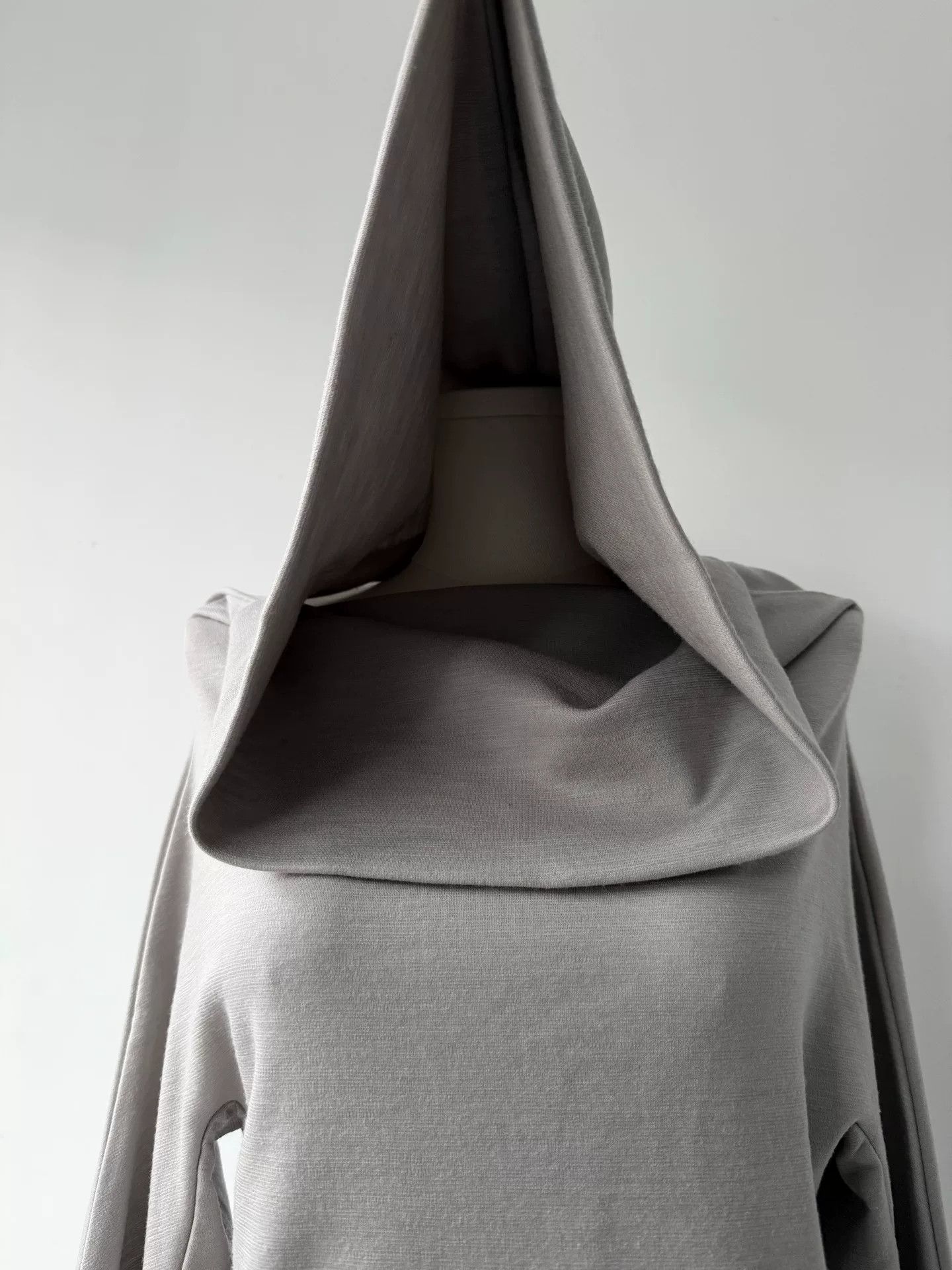 Yohji Yamamoto gray hooded wool top by Yohji Yamamoto Size S / US 4 / IT 40 - 4 Thumbnail