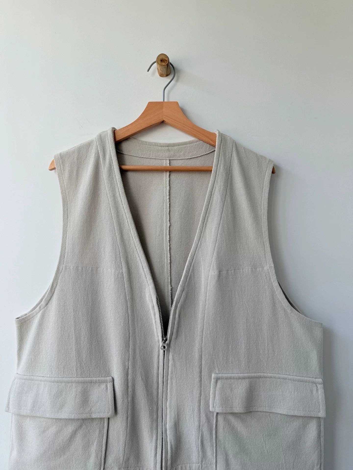 Y's for Men Yohji Yamamoto Y's Men’s Chain Collar Vest Size US M / EU 48-50 / 2 - 2 Thumbnail