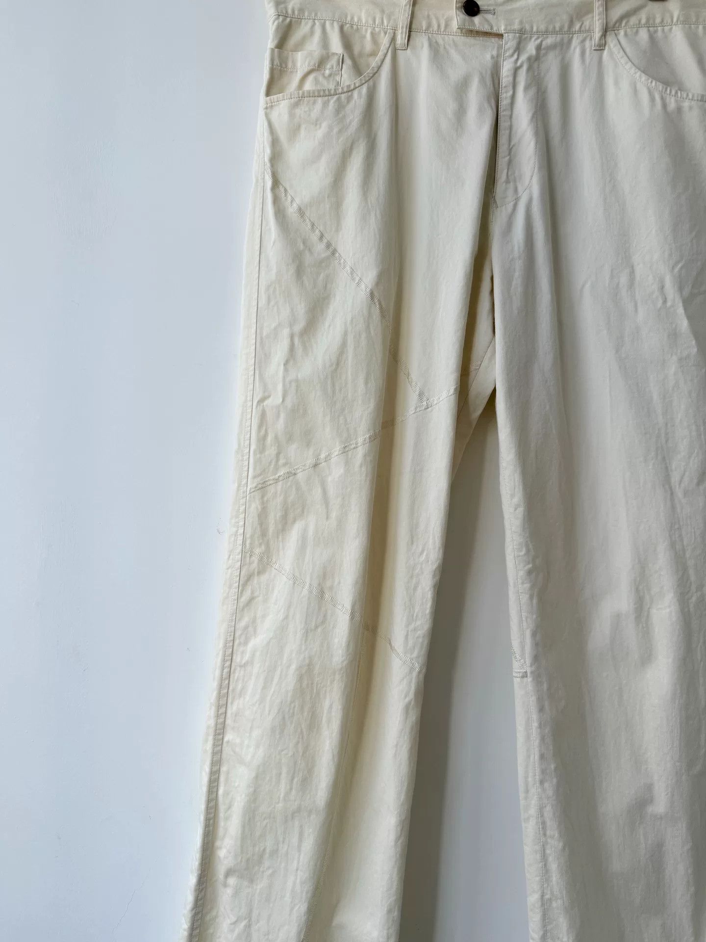 Jean Paul Gaultier Jean Paul Gaultier Minimalist Stitch Pants Size US 31 - 2 Thumbnail