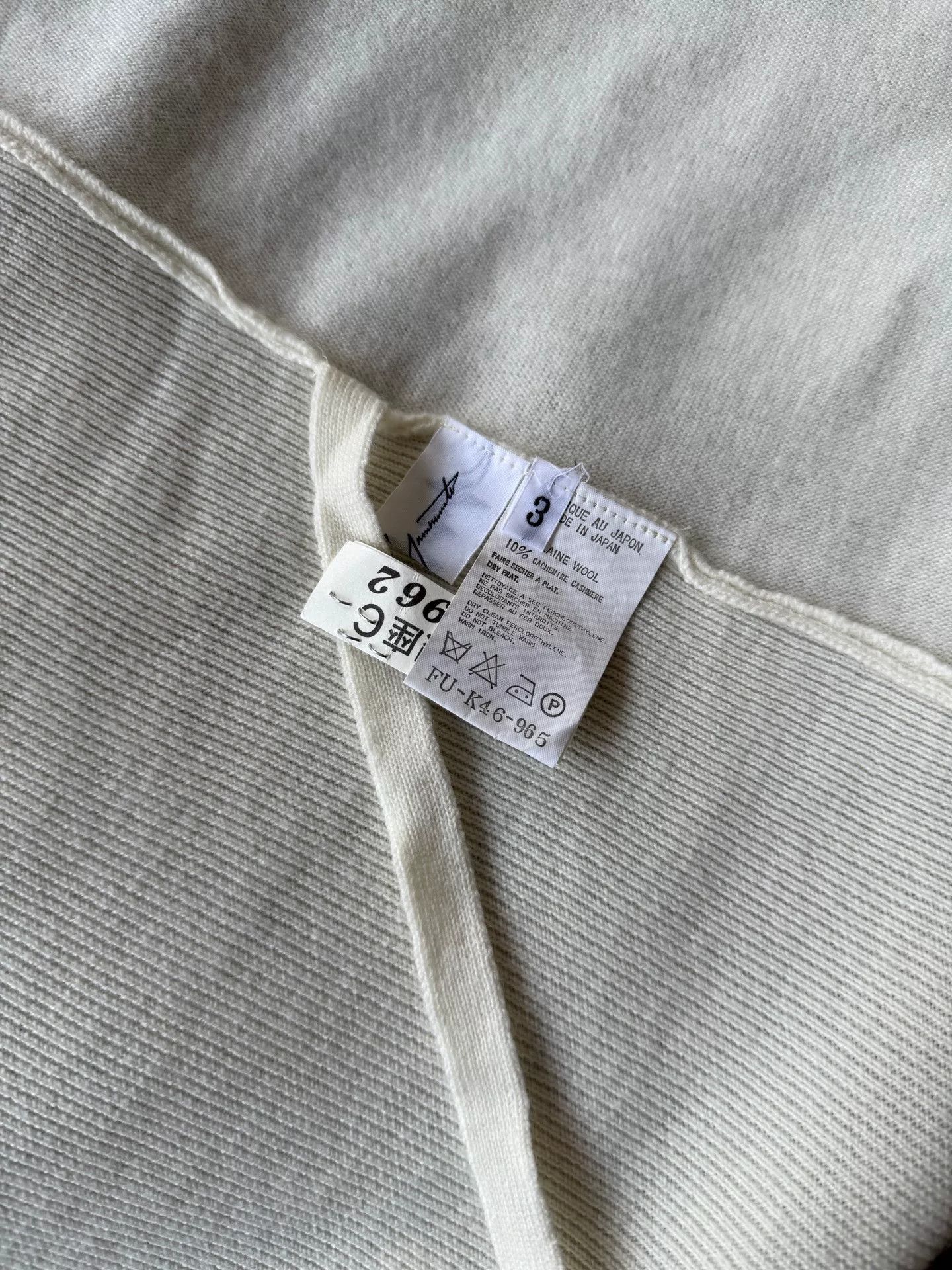 Yohji Yamamoto yohji yamamoto cashmere wool cardigan Size L / US 10 / IT 46 - 6 Thumbnail