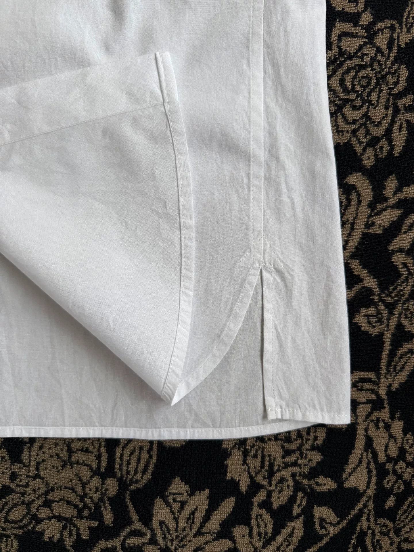 Y's Yohji Yamamoto Y's White Button-Up Shirt Size S / US 4 / IT 40 - 6 Thumbnail