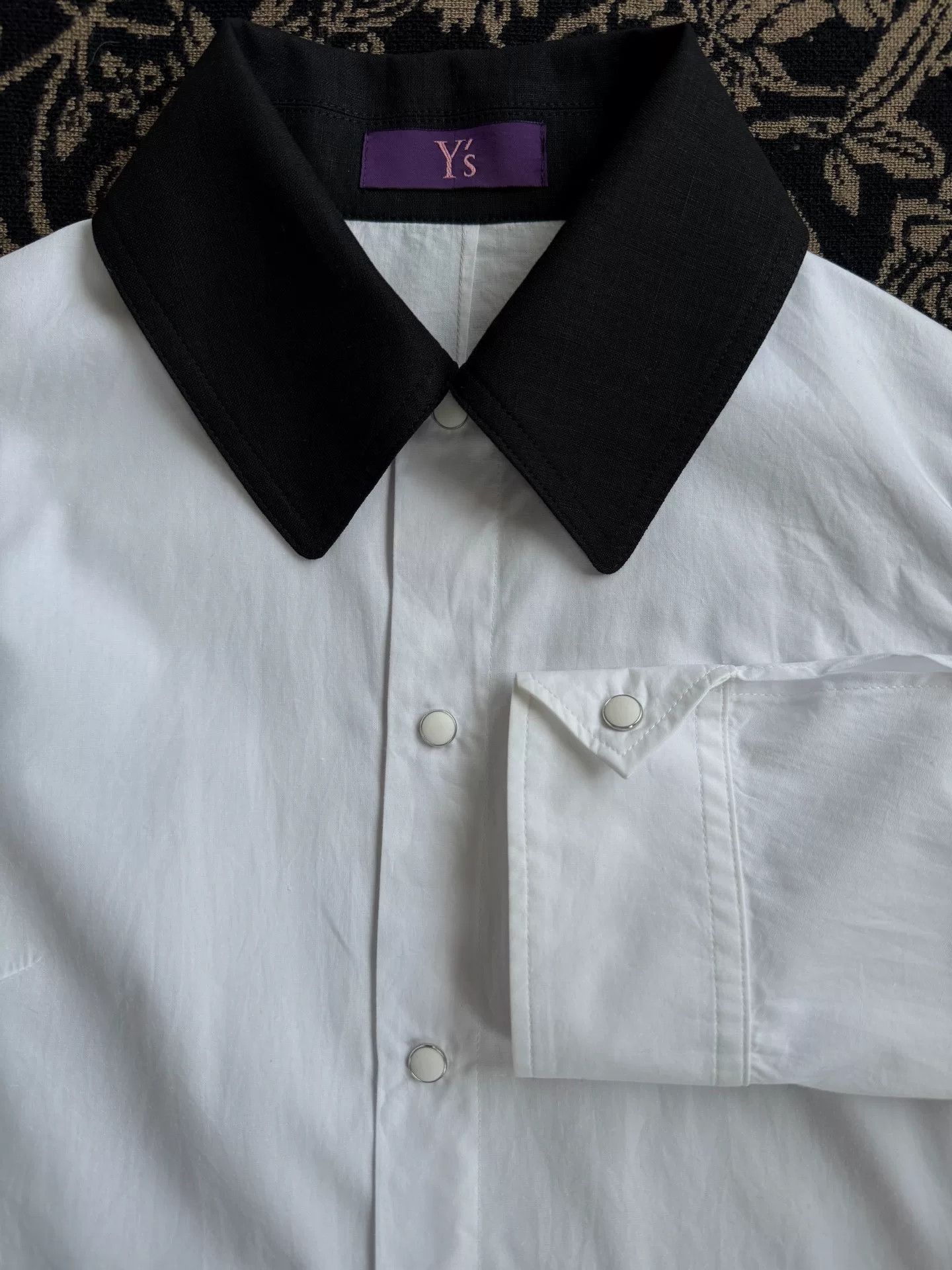 Y's Yohji Yamamoto Y's White Button-Up Shirt Size S / US 4 / IT 40 - 7 Thumbnail