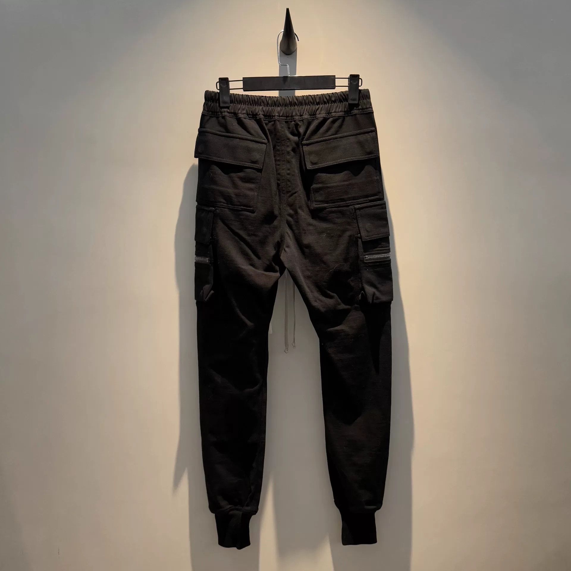 Rick Owens rick owens drawstring tapered long pants Size US 38 / EU 54 - 4 Thumbnail