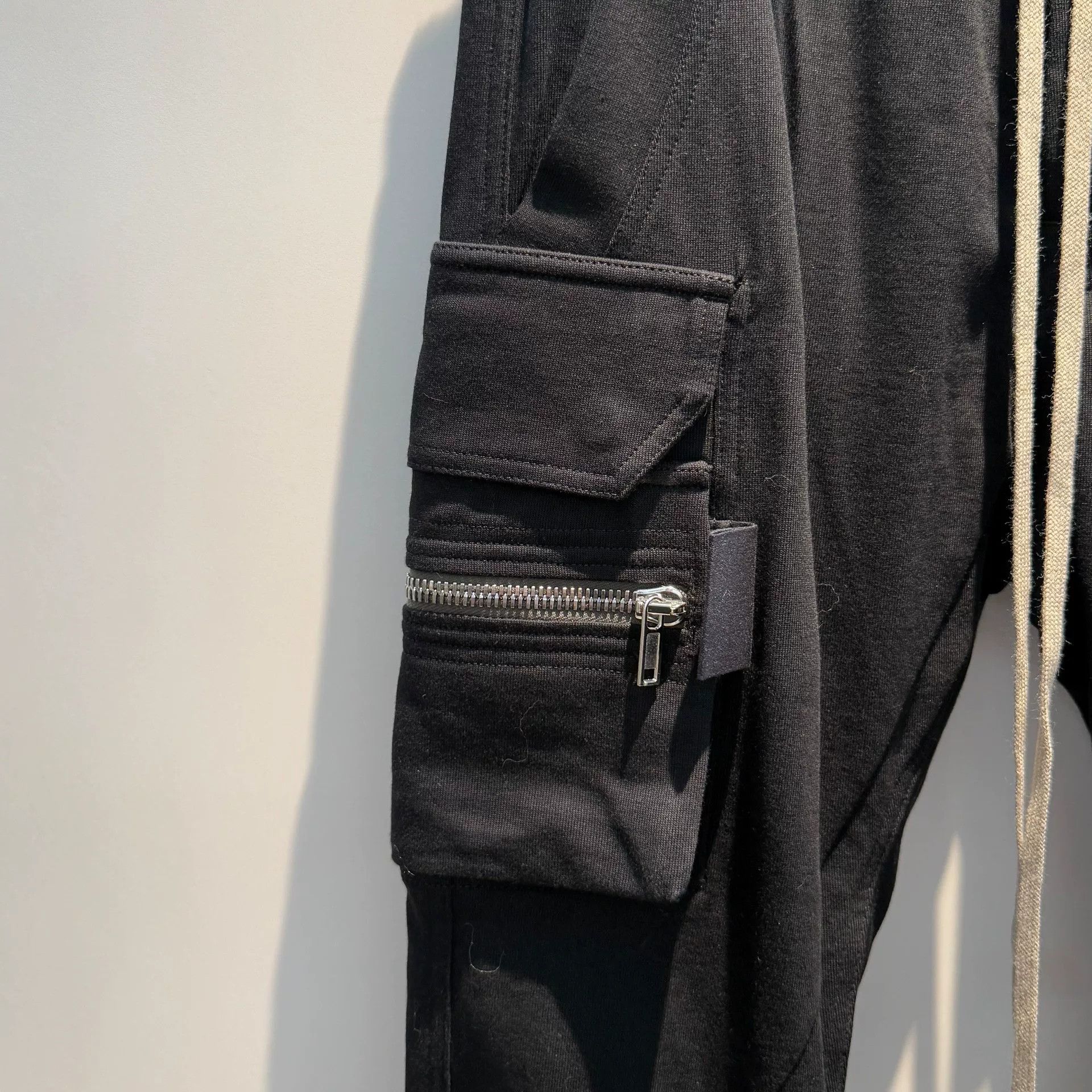Rick Owens rick owens drawstring tapered long pants Size US 38 / EU 54 - 2 Thumbnail