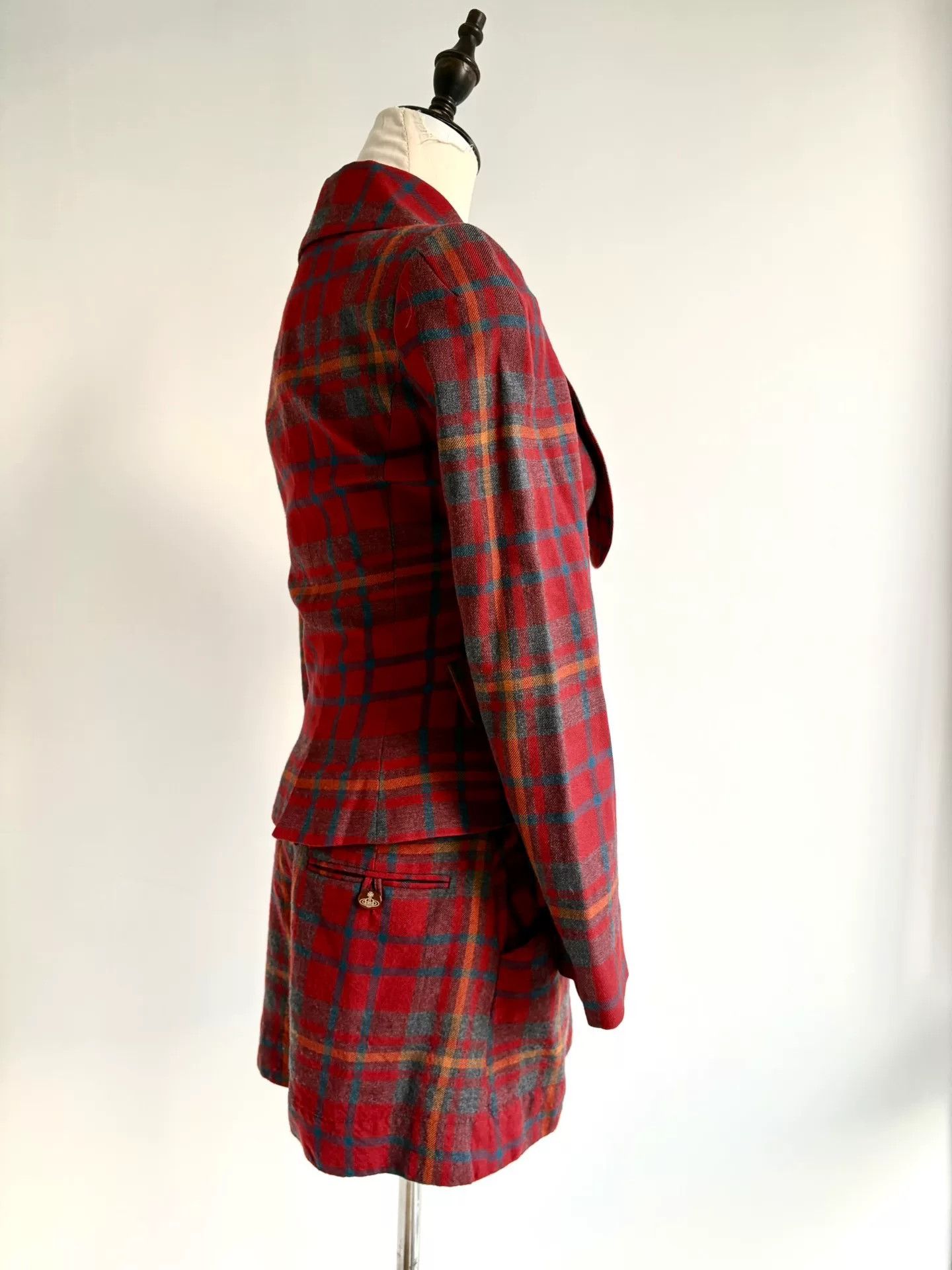 Vivienne Westwood vivienne westwood red plaid blazer and skirt set Size XL / US 12-14 / IT 48-50 - 6 Thumbnail