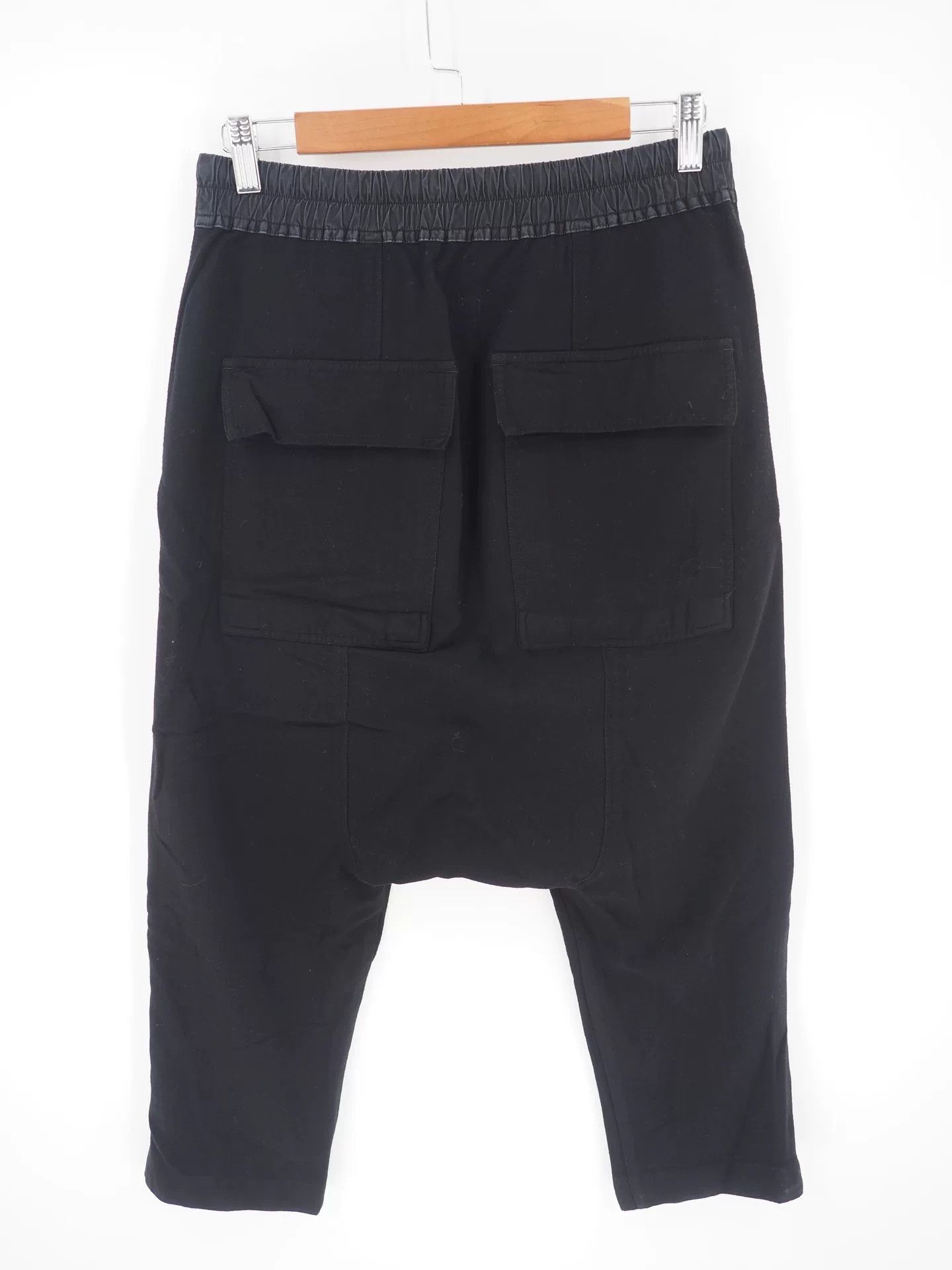 Larry Smith black wool cotton blend cropped pants Size US 31 - 3 Thumbnail