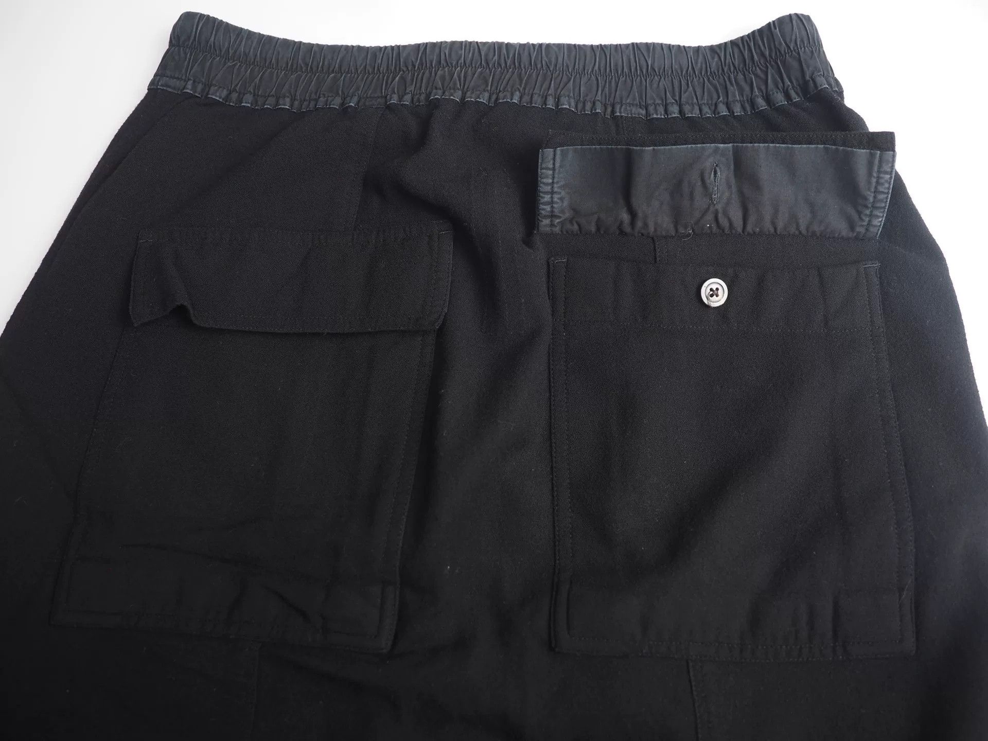 Larry Smith black wool cotton blend cropped pants Size US 31 - 4 Thumbnail