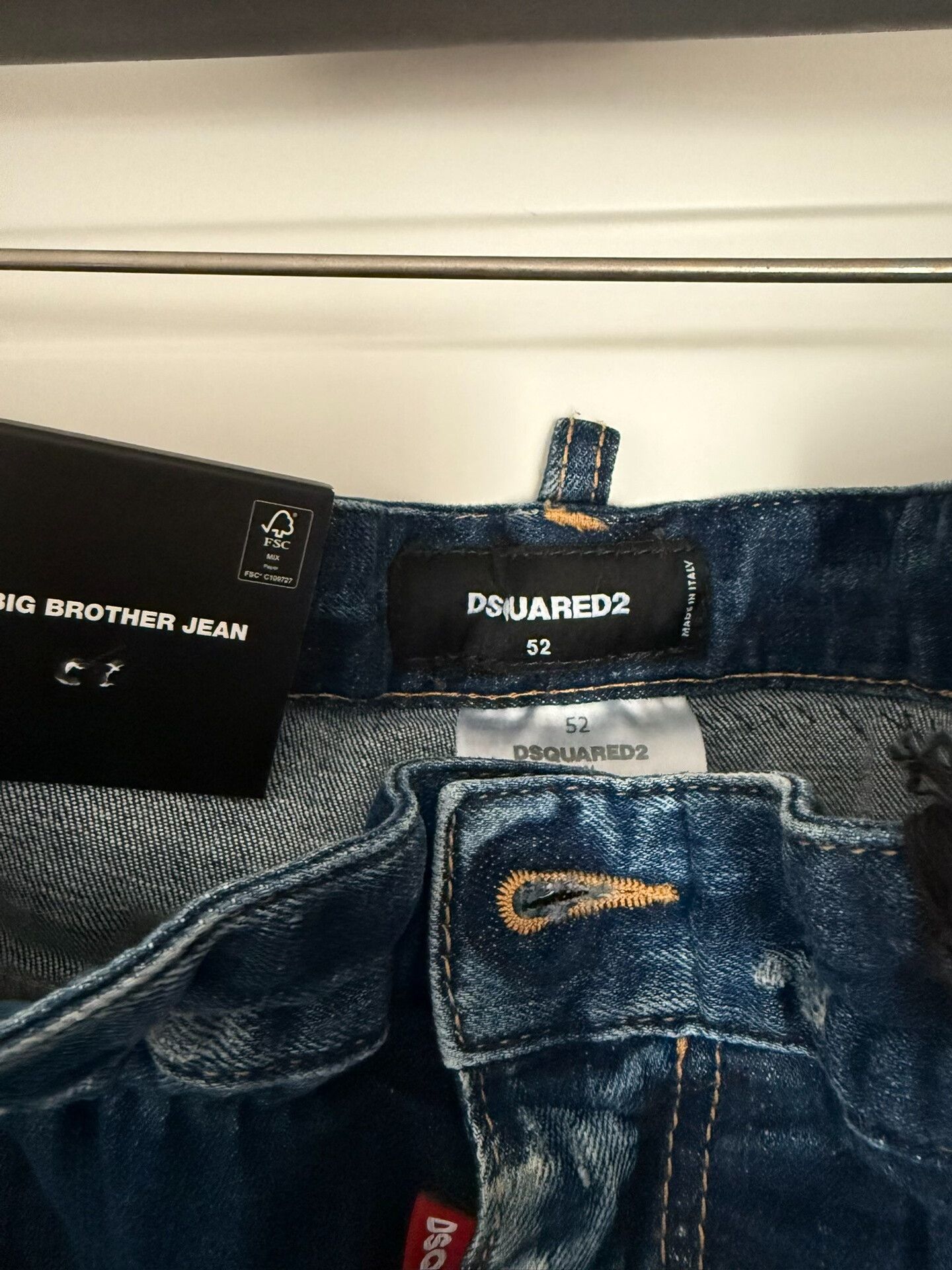 Dsquared2 dsquared2 big brother distressed denim pants Size US 34 / EU 50 - 4 Thumbnail