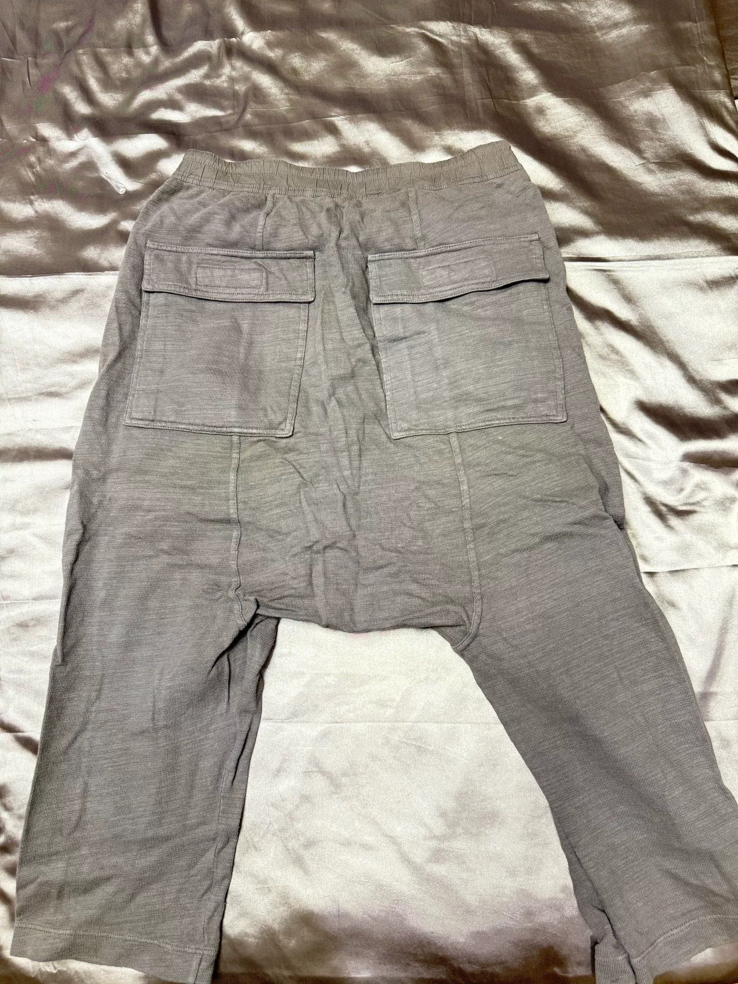 Rick Owens Drkshdw gray Rick Owens DRKSHDW drop-crotch pants Size US 30 / EU 46 - 6 Thumbnail