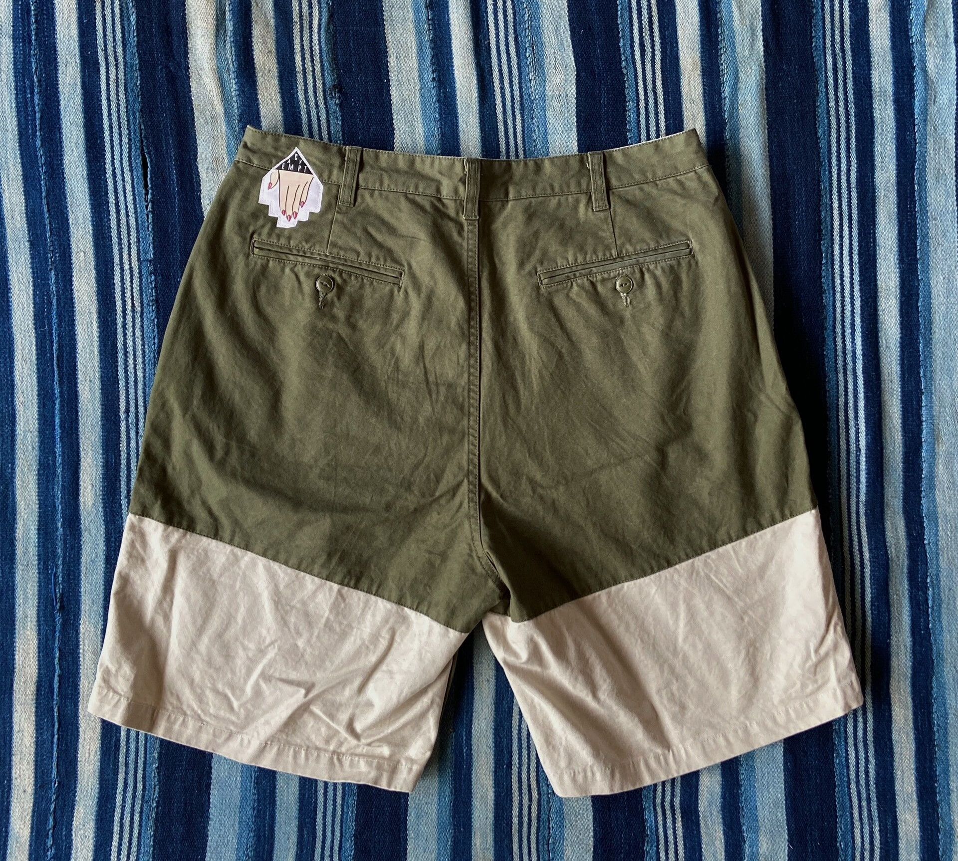 Cav Empt cavempt split color chino shorts Size US 30 / EU 46 - 2 Thumbnail