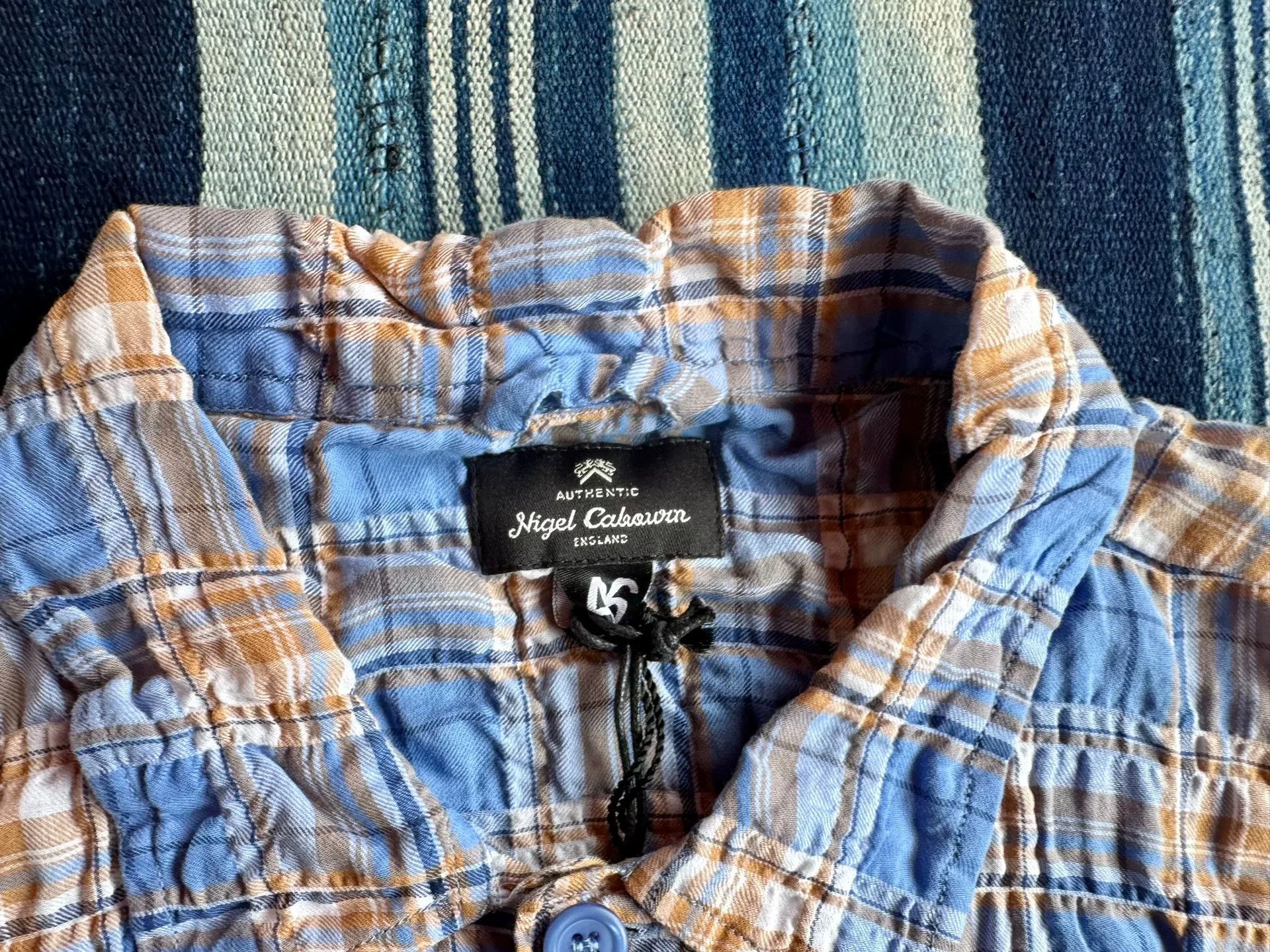Nigel Cabourn Nigel Cabourn Frankies Short Sleeve Shirt Size US M / EU 48-50 / 2 - 8 Thumbnail
