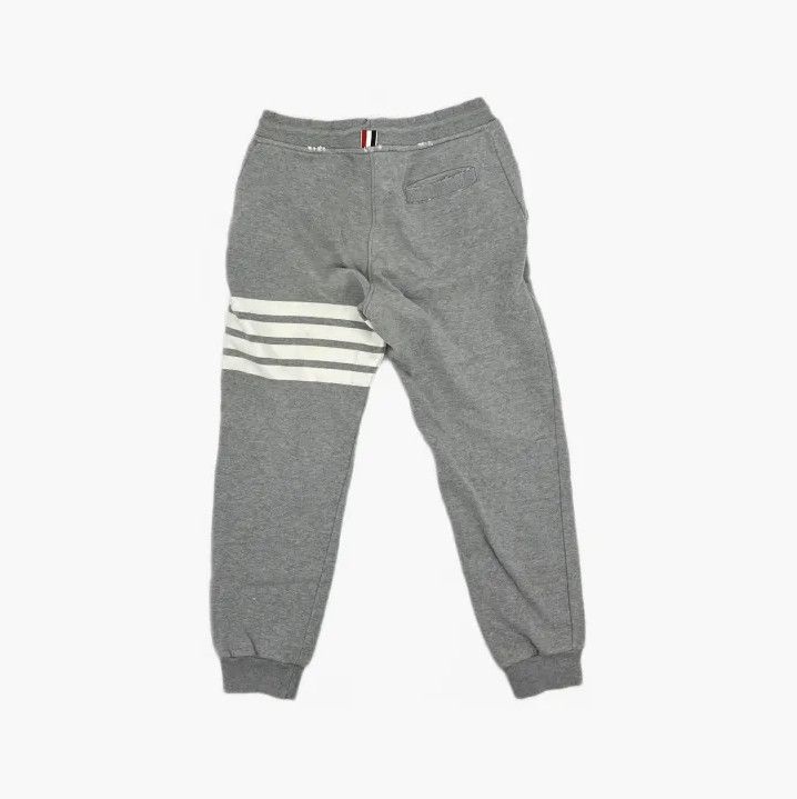 Thom Browne Thom Browne Gray Striped Knit Sweatpants Size US 30 / EU 46 - 3 Thumbnail
