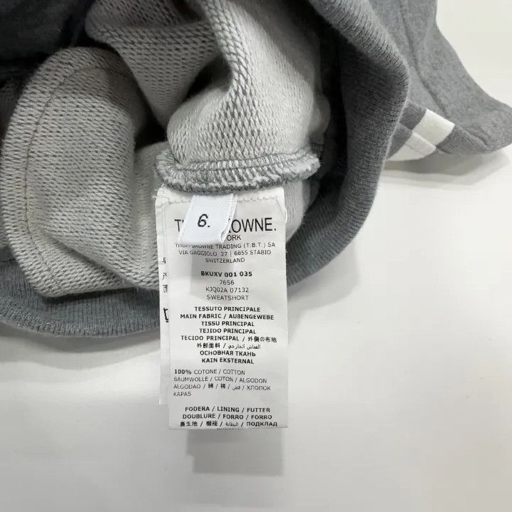 Thom Browne Thom Browne Classic Gray Knit Sport Shorts Size US 30 / EU 46 - 4 Thumbnail