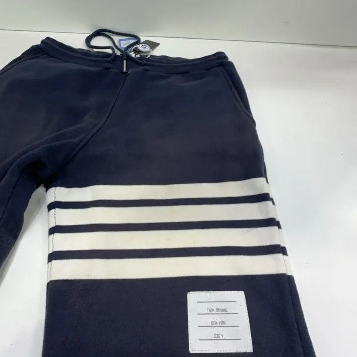 Thom Browne Thom Browne Classic Striped Navy Blue Shorts Size US 26 / EU 42 - 11 Thumbnail
