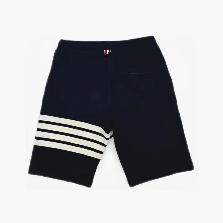 Thom Browne Thom Browne Classic Striped Navy Blue Shorts Size US 26 / EU 42 - 3 Thumbnail