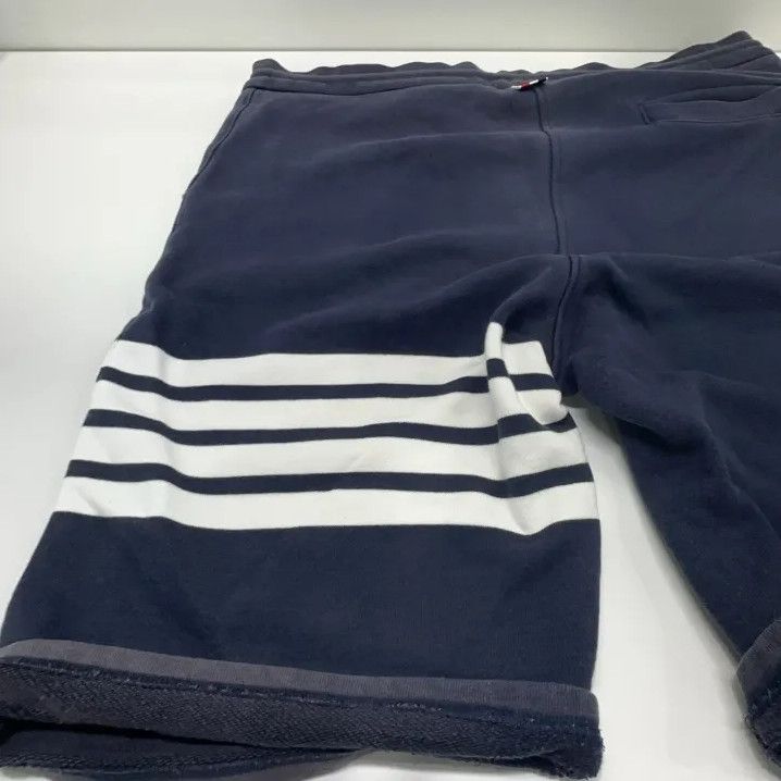 Thom Browne Thom Browne Navy Blue Drawstring Casual Shorts Size US 30 / EU 46 - 14 Thumbnail