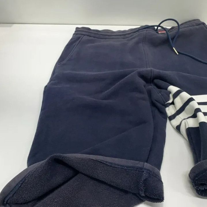 Thom Browne Thom Browne Navy Blue Drawstring Casual Shorts Size US 30 / EU 46 - 11 Thumbnail