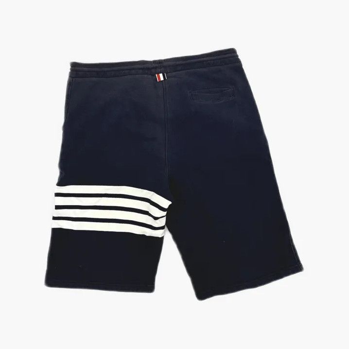 Thom Browne Thom Browne Navy Blue Drawstring Casual Shorts Size US 30 / EU 46 - 3 Thumbnail