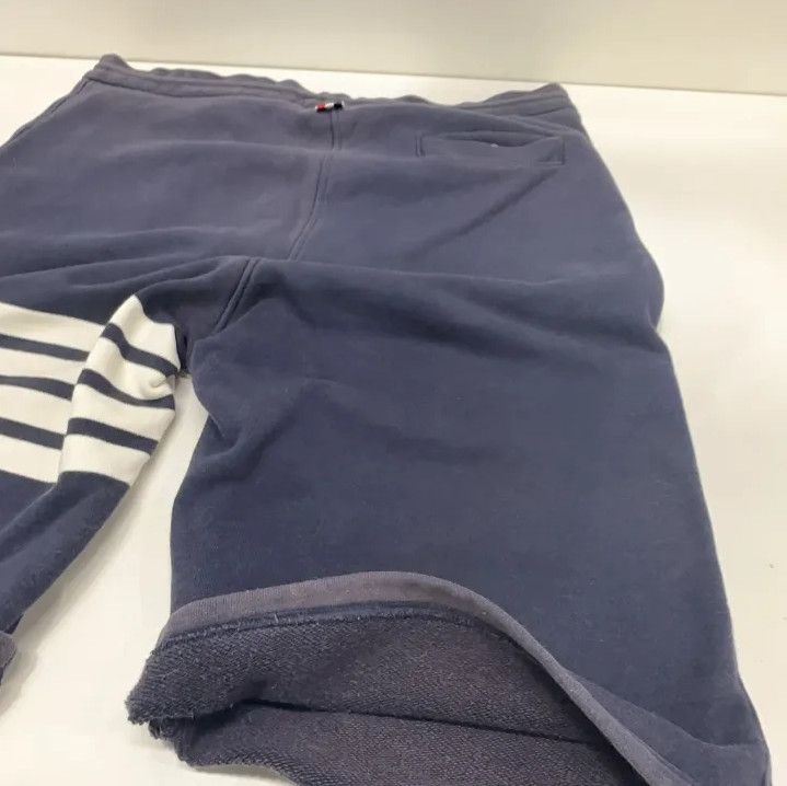 Thom Browne Thom Browne Navy Blue Drawstring Casual Shorts Size US 30 / EU 46 - 13 Thumbnail