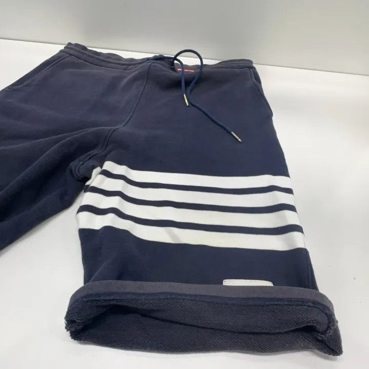 Thom Browne Thom Browne Navy Blue Drawstring Casual Shorts Size US 30 / EU 46 - 9 Thumbnail