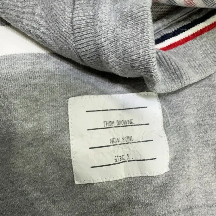 Thom Browne Thom Browne Gray Classic Striped Relaxed Shorts Size US 30 / EU 46 - 4 Thumbnail