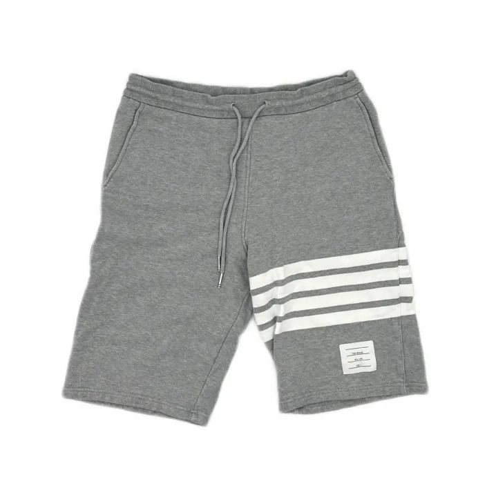 Thom Browne Thom Browne Gray Classic Striped Relaxed Shorts Size US 30 / EU 46 - 2 Thumbnail