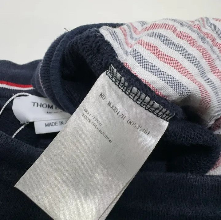 Thom Browne Thom Browne Navy Blue Classic Drawstring Shorts Size US 34 / EU 50 - 5 Thumbnail