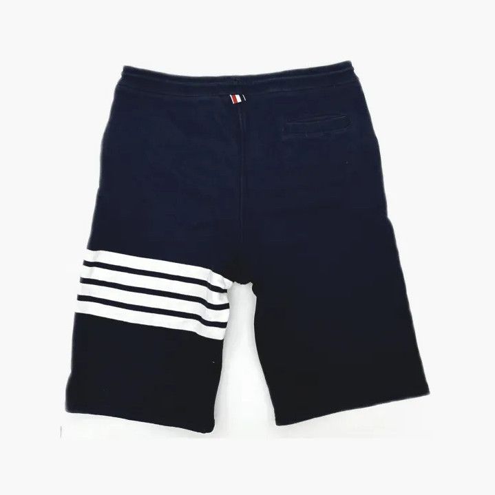 Thom Browne Thom Browne Navy Blue Classic Drawstring Shorts Size US 34 / EU 50 - 3 Thumbnail