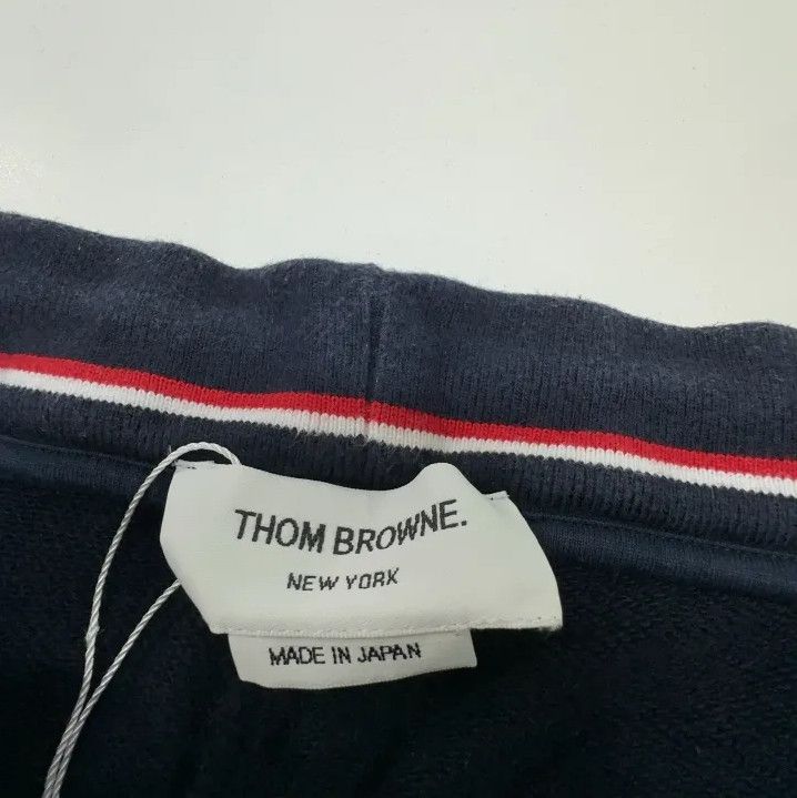 Thom Browne Thom Browne Navy Blue Classic Drawstring Shorts Size US 34 / EU 50 - 4 Thumbnail