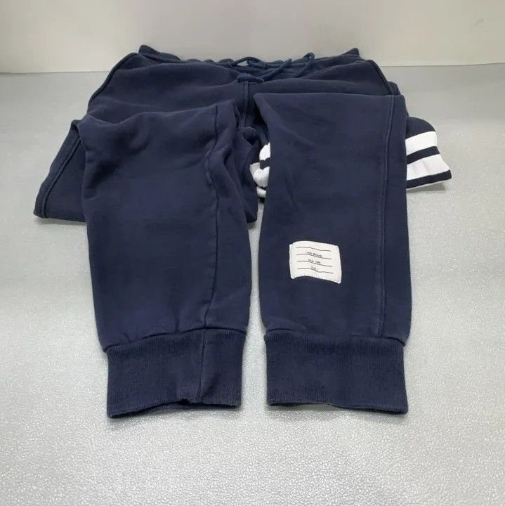 Thom Browne Thom Browne Classic Striped Drawstring Joggers Size US 30 / EU 46 - 12 Thumbnail