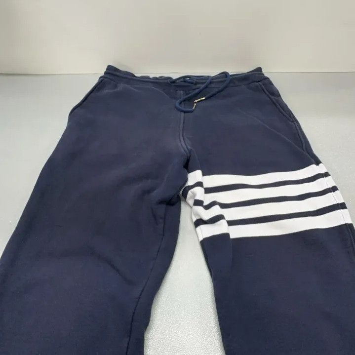 Thom Browne Thom Browne Classic Striped Drawstring Joggers Size US 30 / EU 46 - 11 Thumbnail