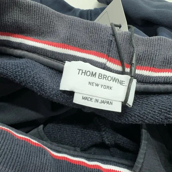 Thom Browne Thom Browne Navy Striped Knit Sweatpants Size US 30 / EU 46 - 6 Thumbnail