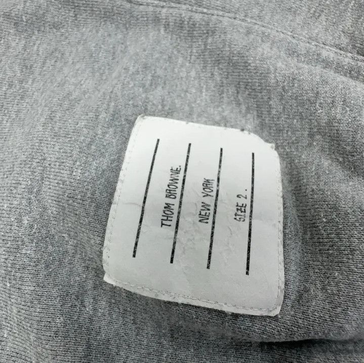 Thom Browne Thom Browne Classic Gray Striped Knit Sweatpants Size US 30 / EU 46 - 5 Thumbnail