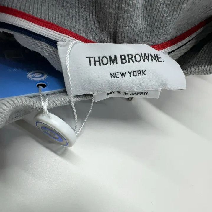 Thom Browne Thom Browne Classic Gray Striped Knit Sweatpants Size US 30 / EU 46 - 6 Thumbnail