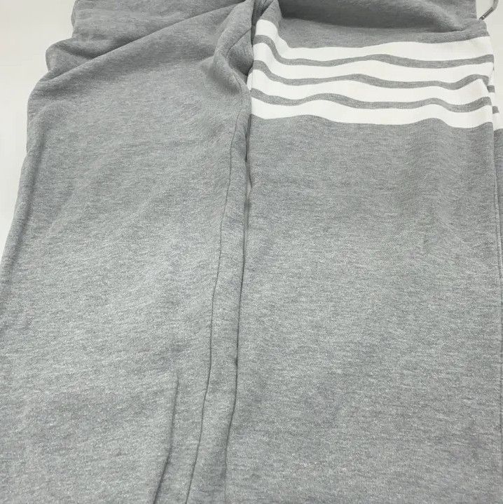 Thom Browne Thom Browne Classic Gray Striped Knit Sweatpants Size US 30 / EU 46 - 9 Thumbnail