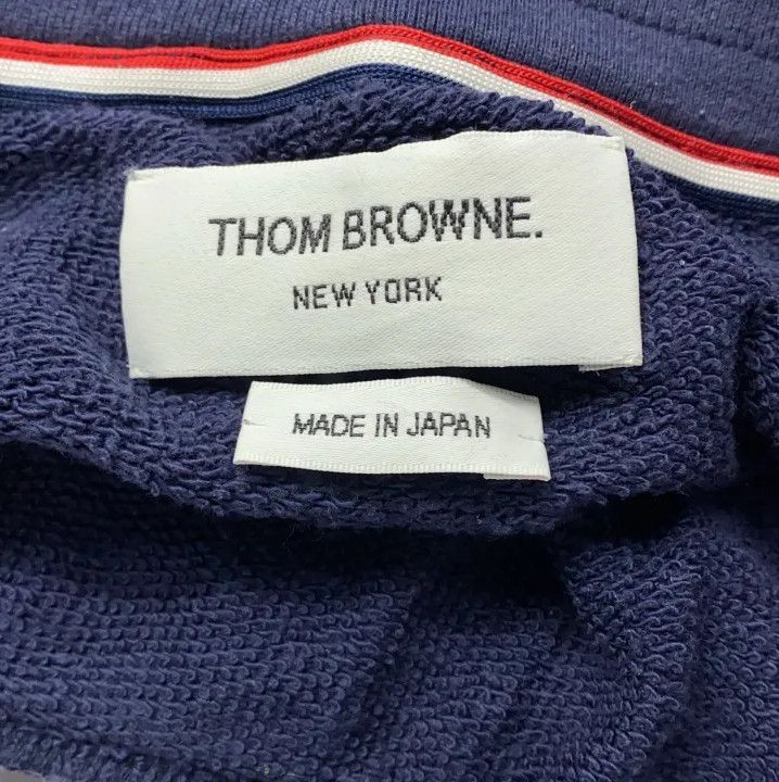 Thom Browne Thom Browne Classic Navy Sport Pants with Drawstring Size US 32 / EU 48 - 5 Thumbnail