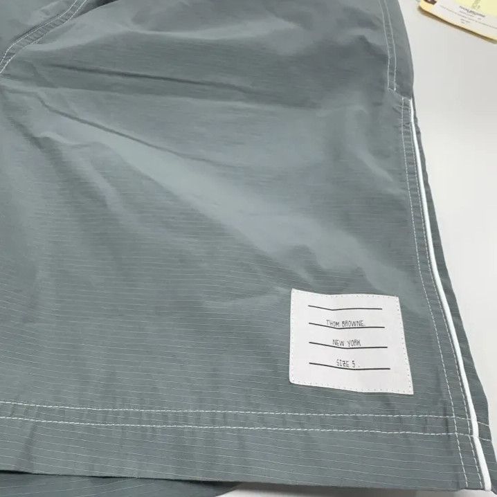 Thom Browne Thom Browne Grey Drawstring Casual Shorts for Men Size US 36 / EU 52 - 9 Thumbnail