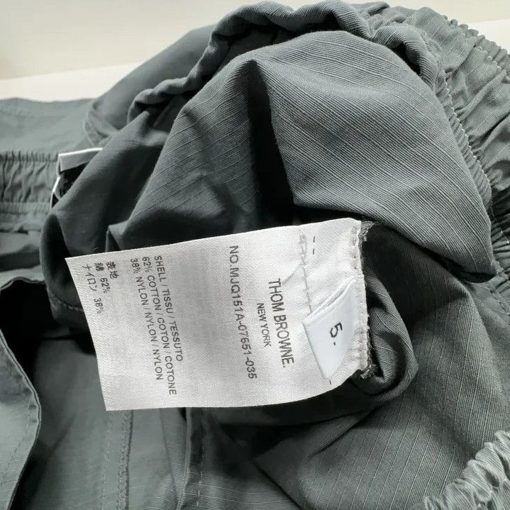 Thom Browne Thom Browne Grey Drawstring Casual Shorts for Men Size US 36 / EU 52 - 4 Thumbnail