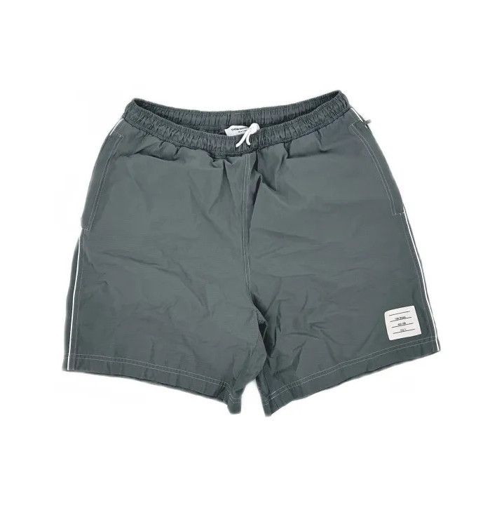 Thom Browne Thom Browne Grey Drawstring Casual Shorts for Men Size US 36 / EU 52 - 2 Thumbnail